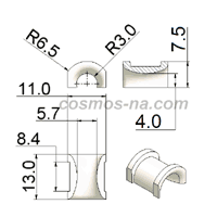Ceramic Wire Guides, Bow Guide BG 2
