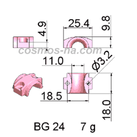 wire guide-bow guide bg 24