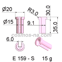 WIRE GUIDE SLOTTED EYELET E 159 S
