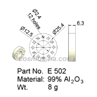 WIRE GUIDE-NON-GRROVED RING GUIDE E 502