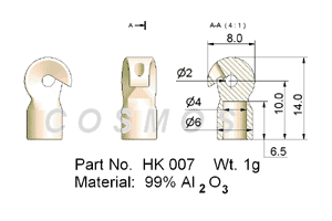 HOOK GUIDE HK 007 DIMENSIONS