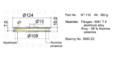Guide Pulleys - Flanged Pulley NT 110