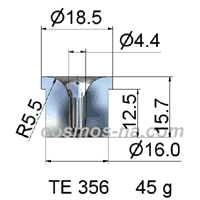 WIRE GUIDE CARBIDE EYELET TE 356