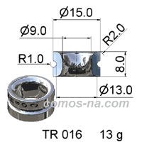 WIRE GUIDE CARBIDE RING TR 016
