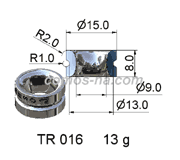 Grooved ring TR 016