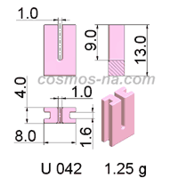 WIRE GUIDE U GUIDE U 042